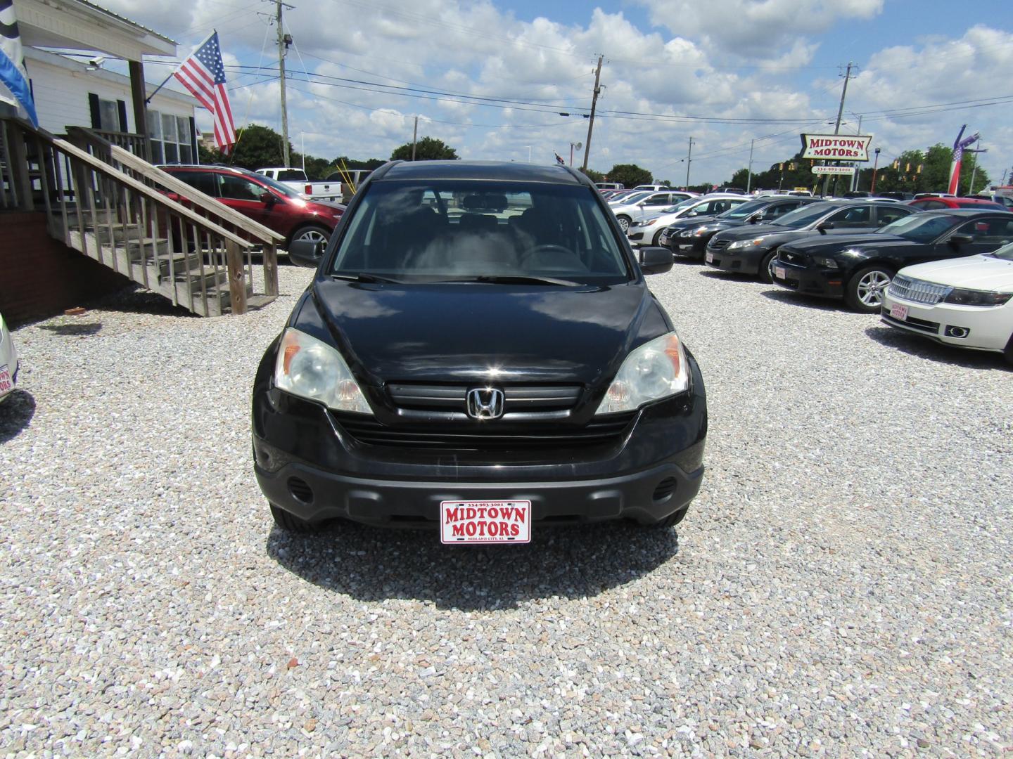 2009 Black /Gray Honda CR-V LX 2WD 5-Speed AT (5J6RE38369L) with an 2.4L L4 DOHC 16V engine, Automatic transmission, located at 15016 S Hwy 231, Midland City, AL, 36350, (334) 983-3001, 31.306210, -85.495277 - Photo#1